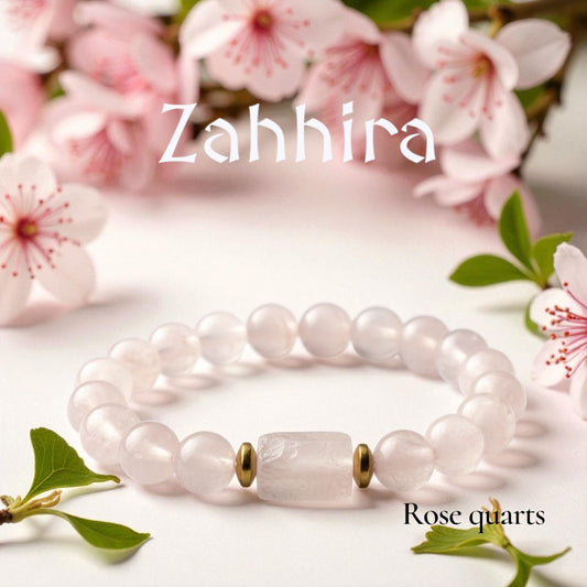 Rose quarts with cylinder